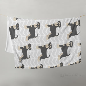 Miniature Schnauzer Throw Blanket