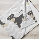 Load image into Gallery viewer, Miniature Schnauzer Throw Blanket
