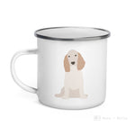 Load image into Gallery viewer, Orange Roan English Cocker Spaniel Dog Enamel Mug Mugs
