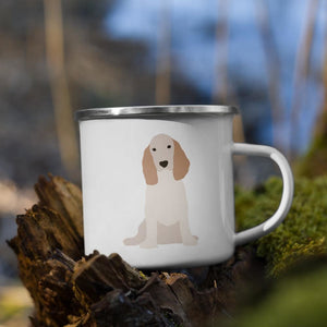 Orange Roan English Cocker Spaniel Dog Enamel Mug Mugs