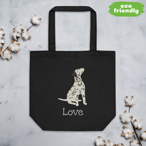 Personalised Dalmatian Eco Tote Bag Bags