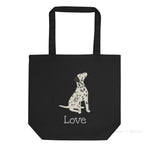 Load image into Gallery viewer, Personalised Dalmatian Eco Tote Bag Bags
