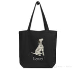 Load image into Gallery viewer, Personalised Dalmatian Eco Tote Bag Bags
