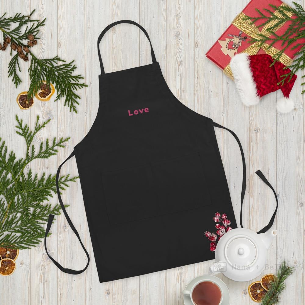 Personalised Embroidered Love Apron