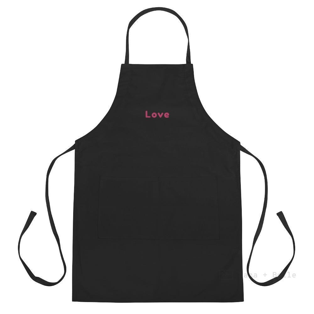 Personalised Embroidered Love Apron