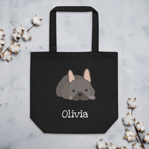 Personalised French Bulldog Eco Tote Bag Bags