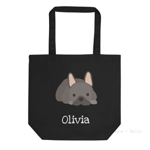 Personalised French Bulldog Eco Tote Bag Bags