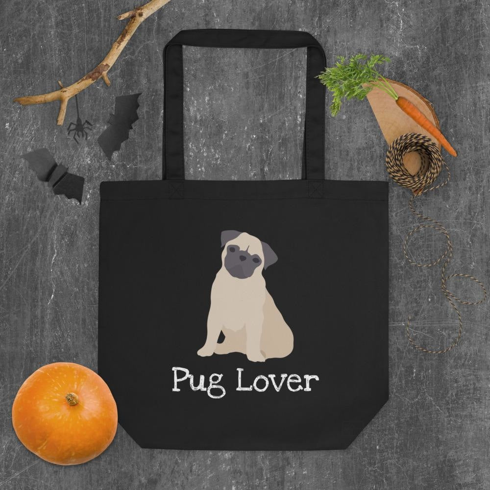 Personalised Pug Eco Tote Bag Bags