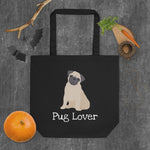 Load image into Gallery viewer, Personalised Pug Eco Tote Bag Bags
