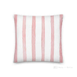 Load image into Gallery viewer, Pink Stripe Pattern Love Square Cushion Cushions
