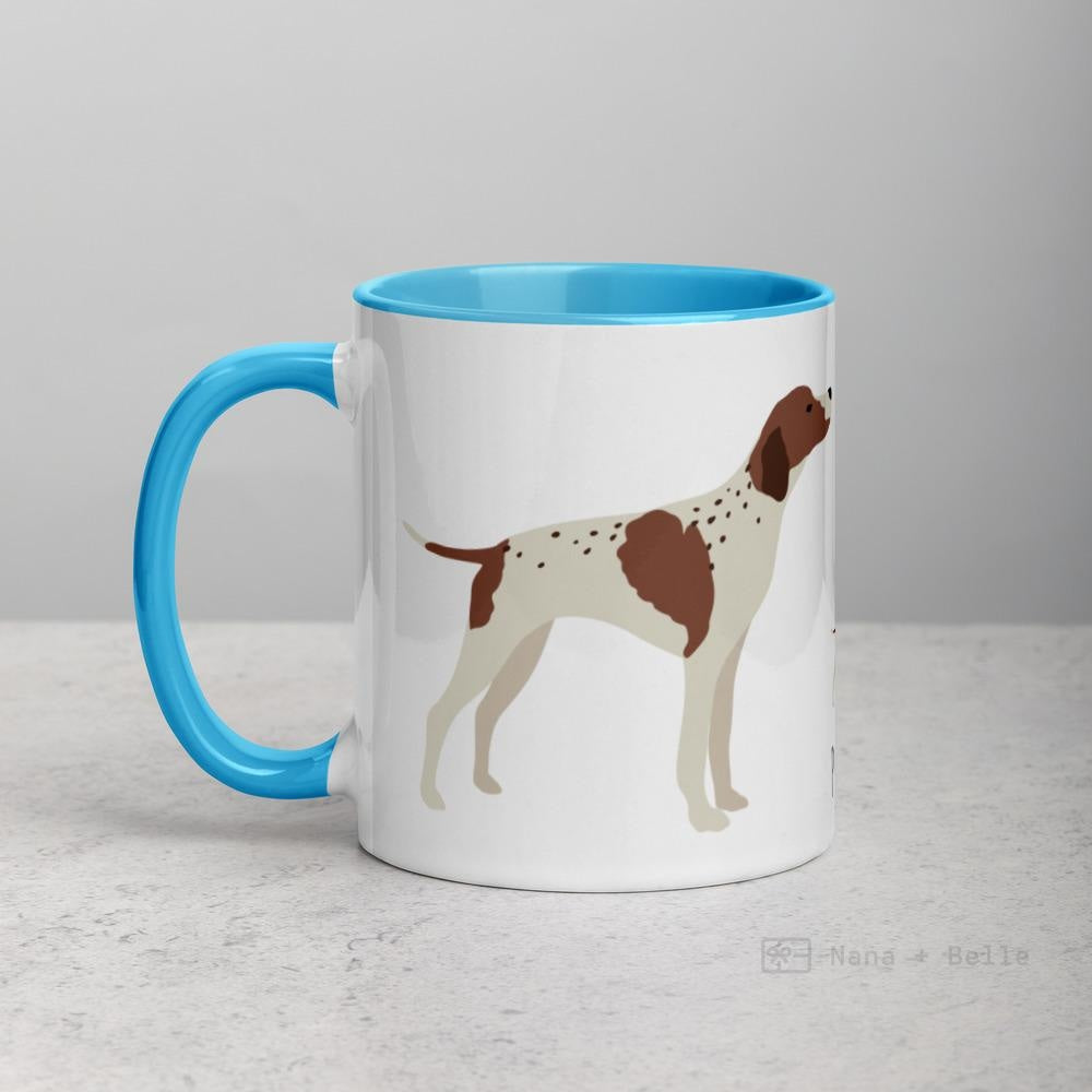 Pointer Mug For English Pointer Dog Lovers Blue