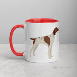 Load image into Gallery viewer, Pointer Mug For English Pointer Dog Lovers Red
