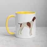 Load image into Gallery viewer, Pointer Mug For English Pointer Dog Lovers Yellow
