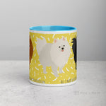 Load image into Gallery viewer, Pomeranian Mug With Colour Inside Mugs
