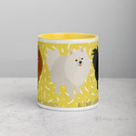 Load image into Gallery viewer, Pomeranian Mug With Colour Inside Mugs
