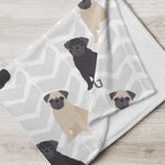 Load image into Gallery viewer, Pug Throw Blanket
