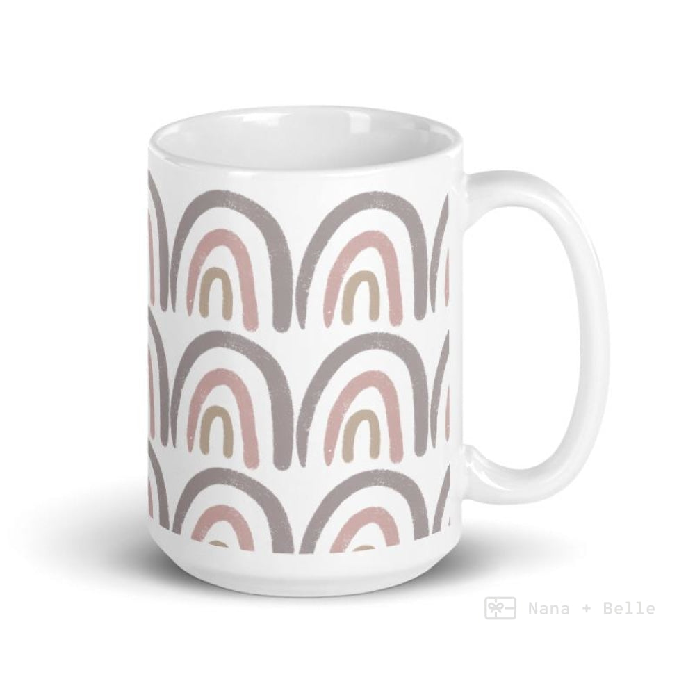 Purple Rainbow 15Oz Large Mug