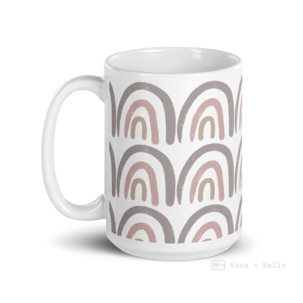 Purple Rainbow 15Oz Large Mug