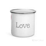 Load image into Gallery viewer, Rabbit Enamel Heart Balloon Love Mug / Cup Mugs
