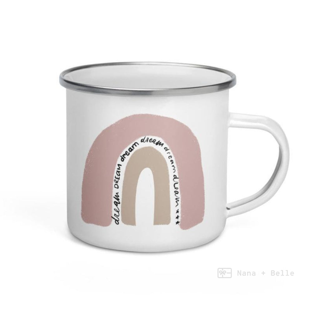 Rainbow Dream Enamel Mug / Rainbow Cup Mug