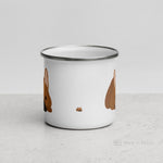 Load image into Gallery viewer, Red Fawn French Bulldog Frenchie Enamel Mug Mugs
