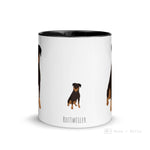 Load image into Gallery viewer, Rottweiler Mug With Color Inside
