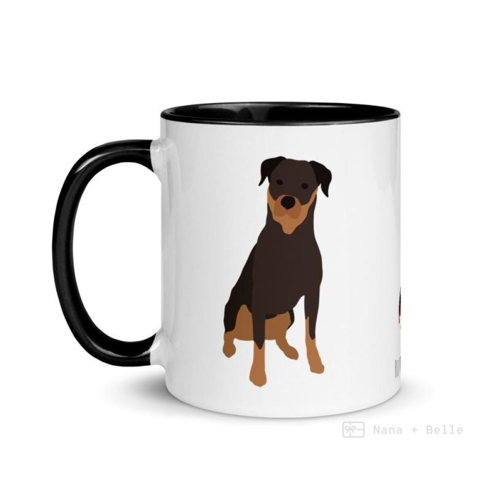 Rottweiler Mug With Color Inside