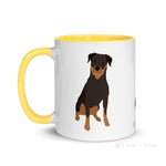 Load image into Gallery viewer, Rottweiler Mug With Color Inside
