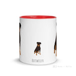 Load image into Gallery viewer, Rottweiler Mug With Color Inside
