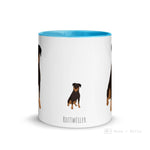 Load image into Gallery viewer, Rottweiler Mug With Color Inside
