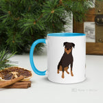 Load image into Gallery viewer, Rottweiler Mug With Color Inside
