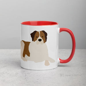 Saint Bernard Mug Red Mugs