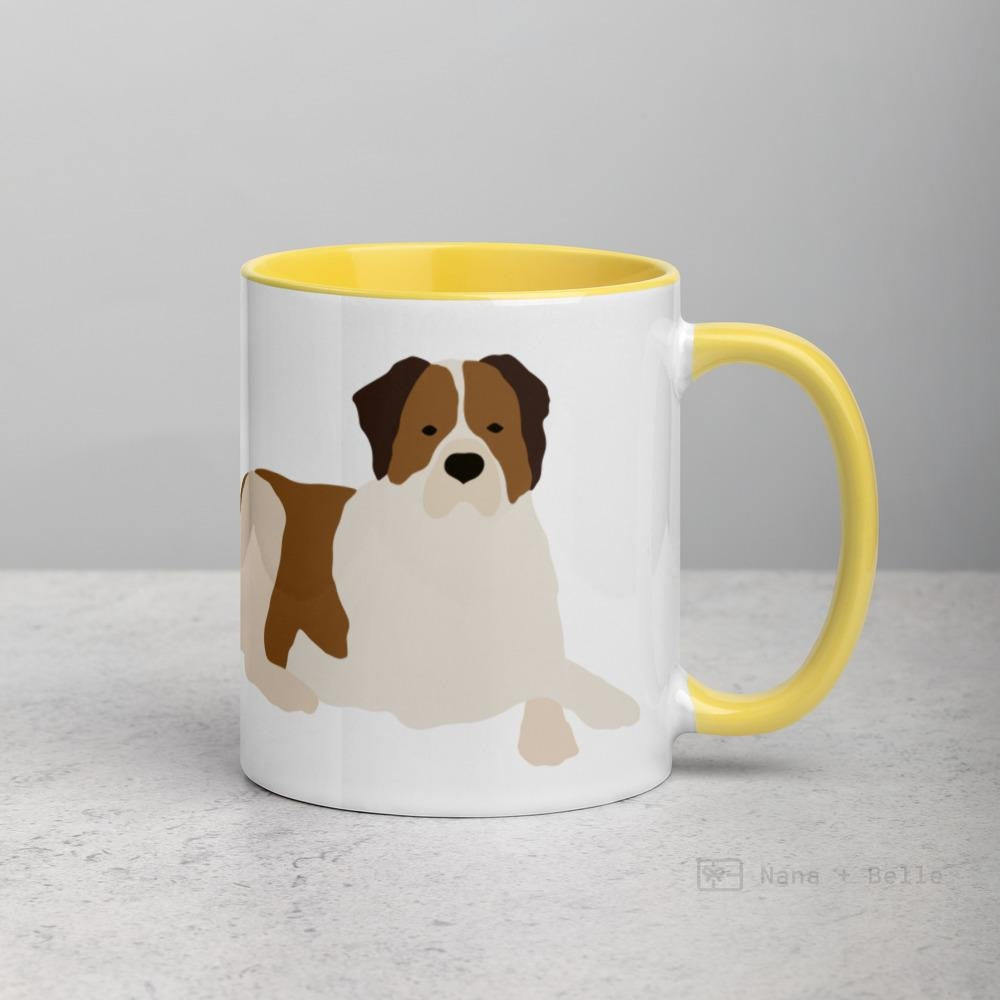 Saint Bernard Mug Yellow Mugs