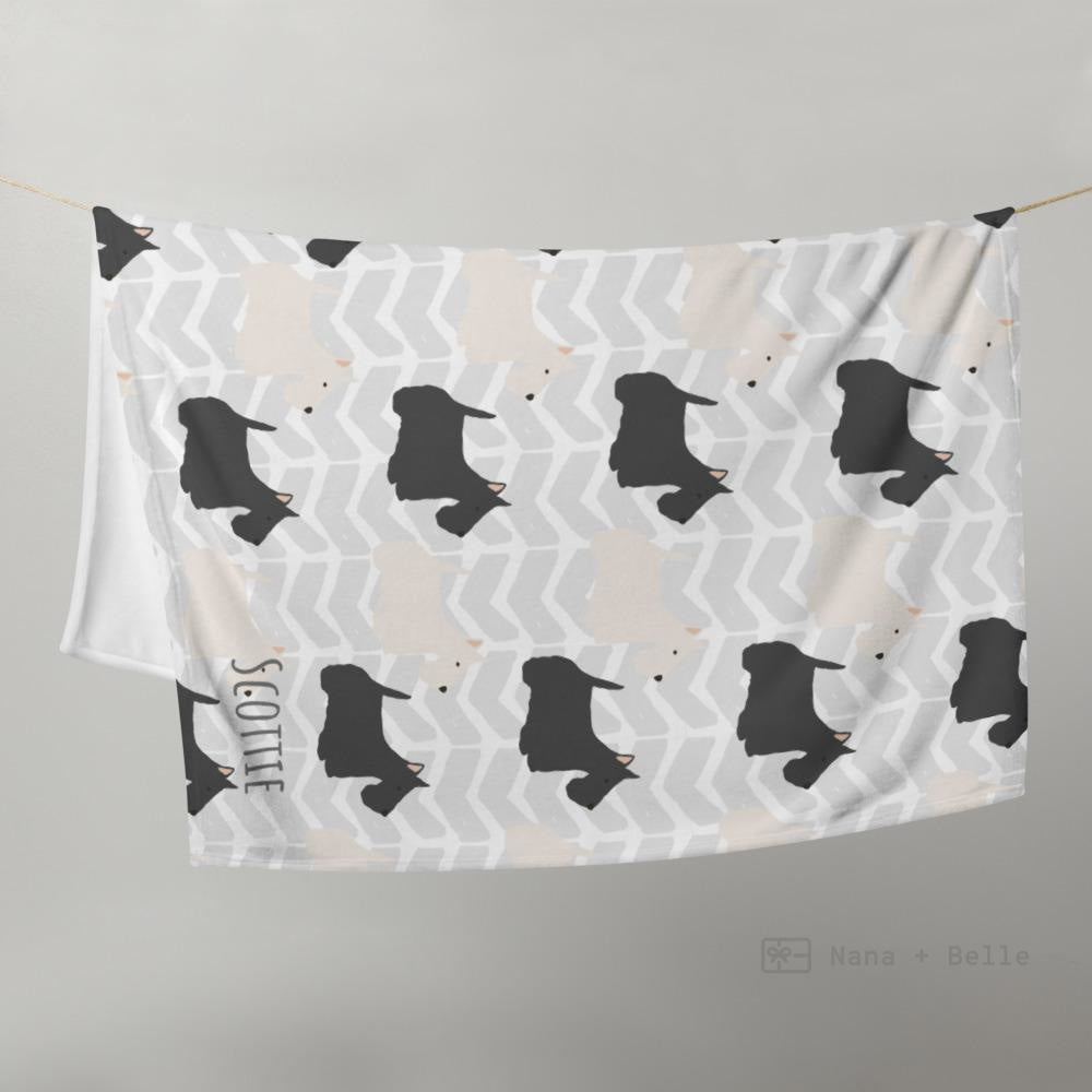 Scottish Terrier Throw Blanket