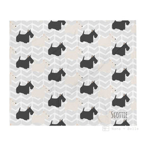 Scottish Terrier Throw Blanket