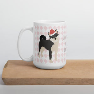 Shiba Inu Im Dreaming Of A Woof Christmas Mug For Holiday Gift