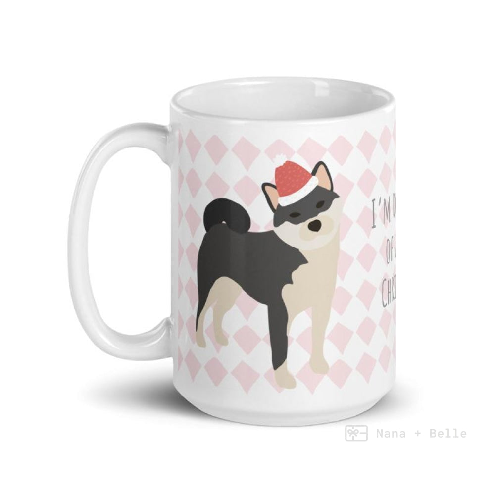 Shiba Inu Im Dreaming Of A Woof Christmas Mug For Holiday Gift