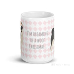 Load image into Gallery viewer, Shiba Inu Im Dreaming Of A Woof Christmas Mug For Holiday Gift
