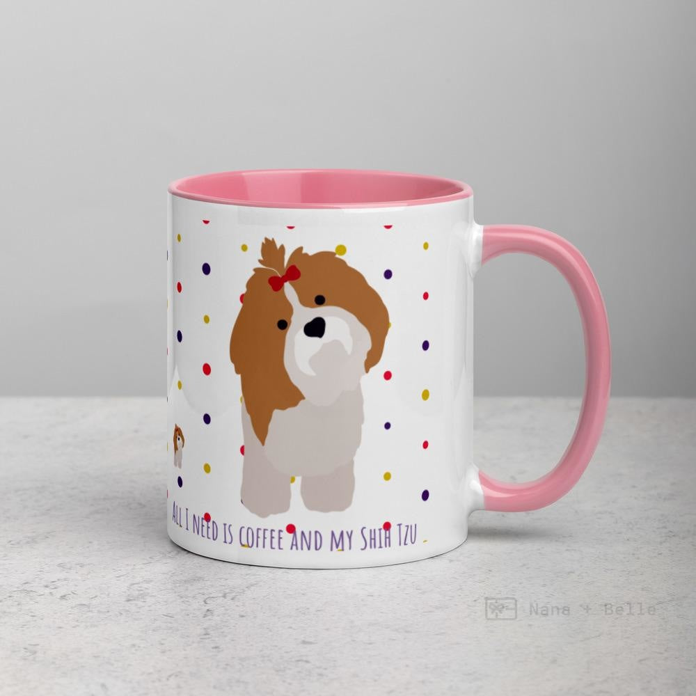 Shih Tzu Mug With Color Inside Mugs