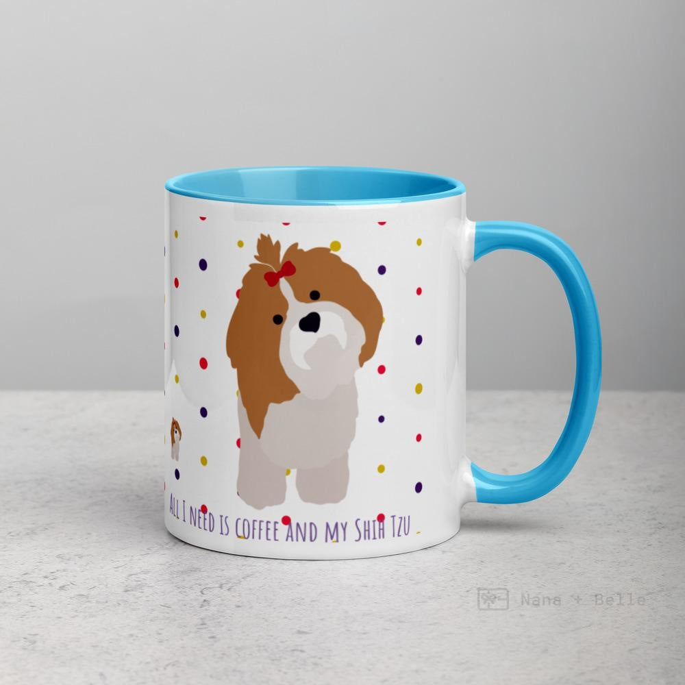 Shih Tzu Mug With Color Inside Mugs