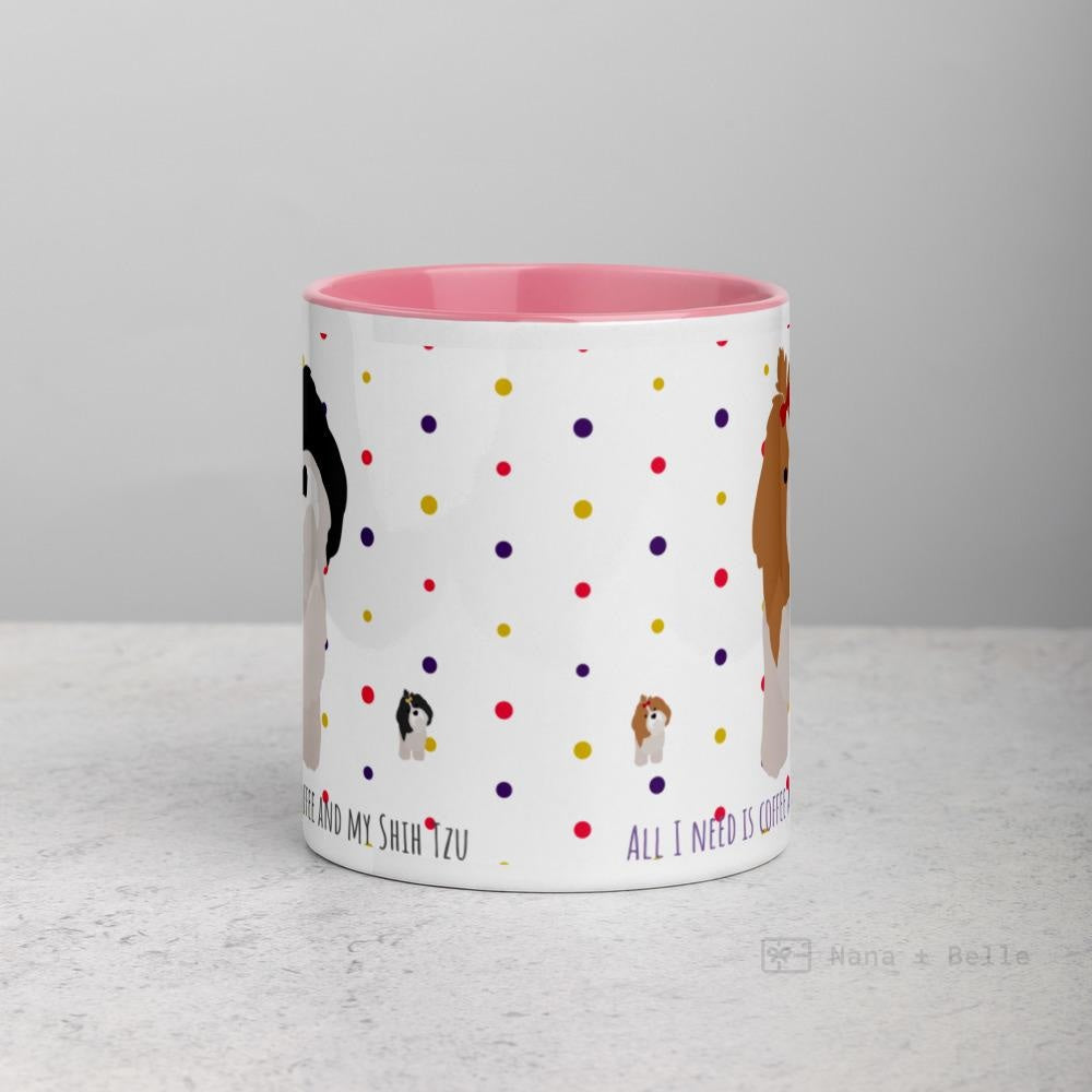 Shih Tzu Mug With Color Inside Mugs