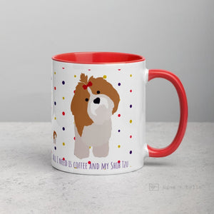 Shih Tzu Mug With Color Inside Mugs