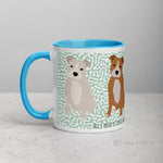 Load image into Gallery viewer, Staffordshire Bull Terrier Mug With Colour Inside Mugs
