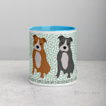 Load image into Gallery viewer, Staffordshire Bull Terrier Mug With Colour Inside Mugs
