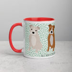 Load image into Gallery viewer, Staffordshire Bull Terrier Mug With Colour Inside Mugs
