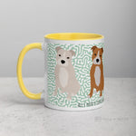 Load image into Gallery viewer, Staffordshire Bull Terrier Mug With Colour Inside Mugs
