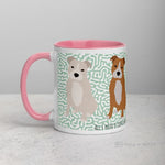 Load image into Gallery viewer, Staffordshire Bull Terrier Mug With Colour Inside Mugs
