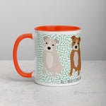 Load image into Gallery viewer, Staffordshire Bull Terrier Mug With Colour Inside Mugs
