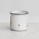 Load image into Gallery viewer, Tan Terrier Dog Enamel Mug
