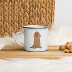 Load image into Gallery viewer, Tan English Cocker Spaniel Dog Enamel Mug Mugs
